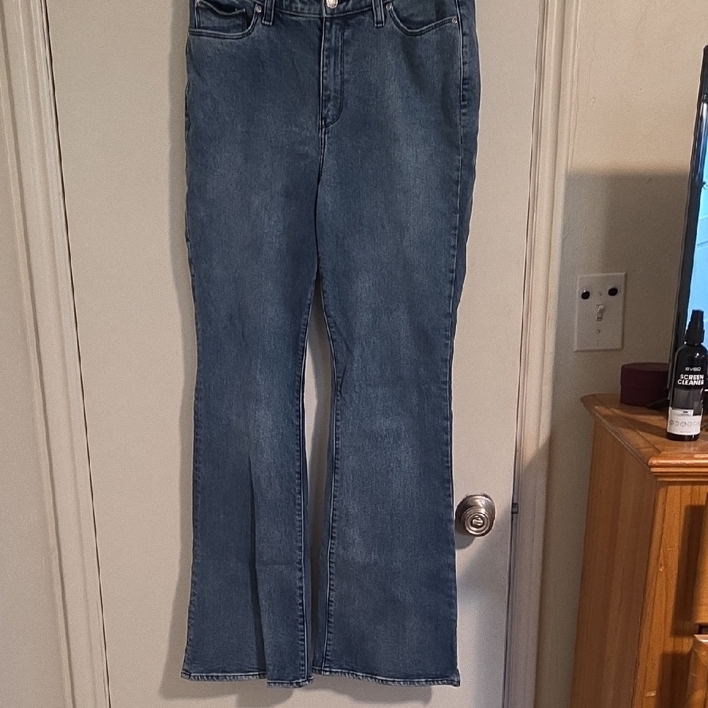 Stylish Blue Flare Women's Jeans